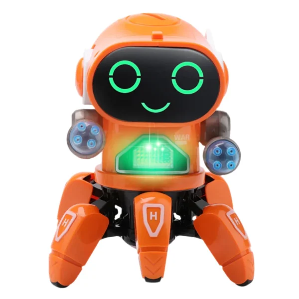 Dancing and singing robot (batteries) - Orange